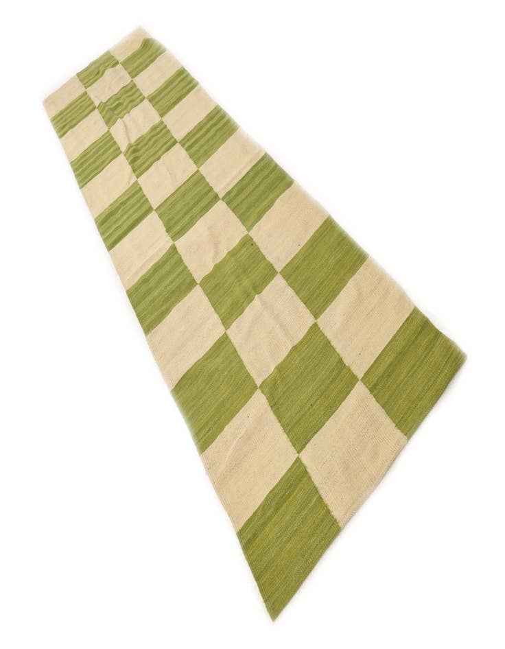 Detail image of  2' 8 x 9' 10  Hand Woven Kilim Modern Wool Runner Rug