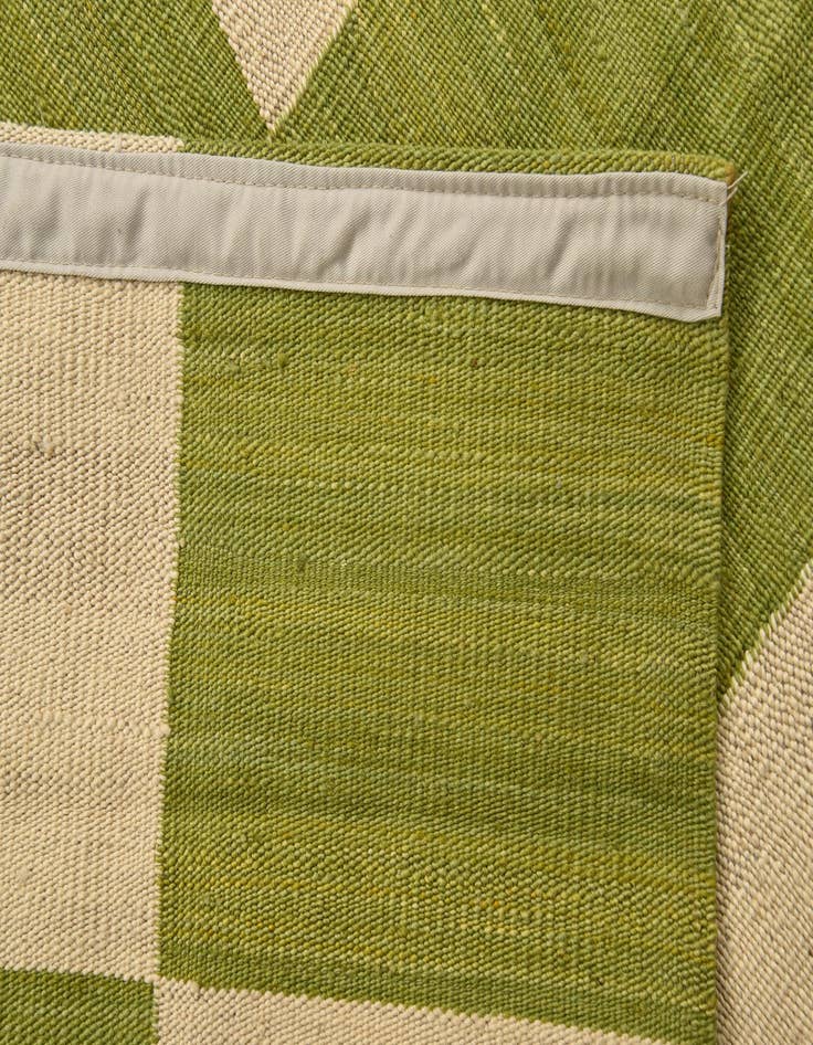 Detail image of  2' 8 x 9' 10  Hand Woven Kilim Modern Wool Runner Rug