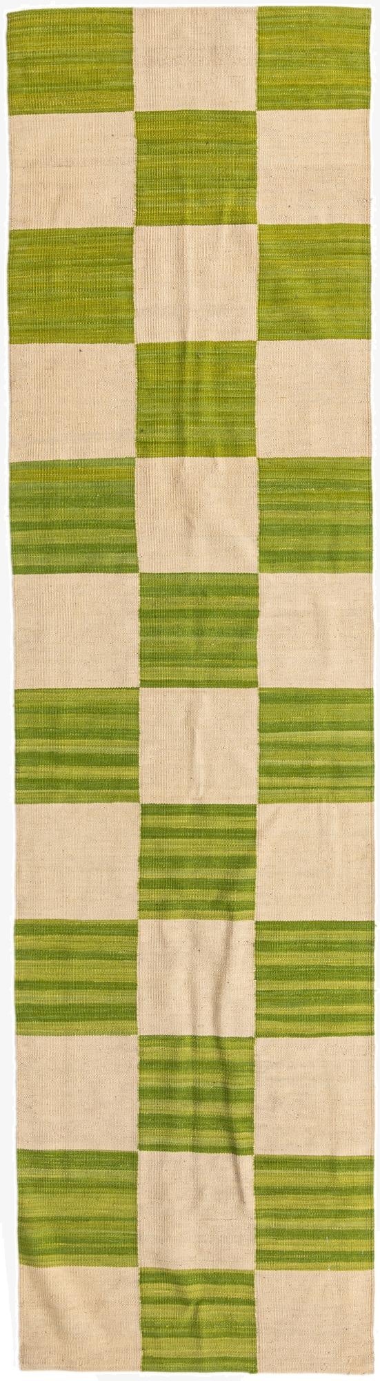  2' 8 x 9' 10  Hand Woven Kilim Modern Wool Runner Rug