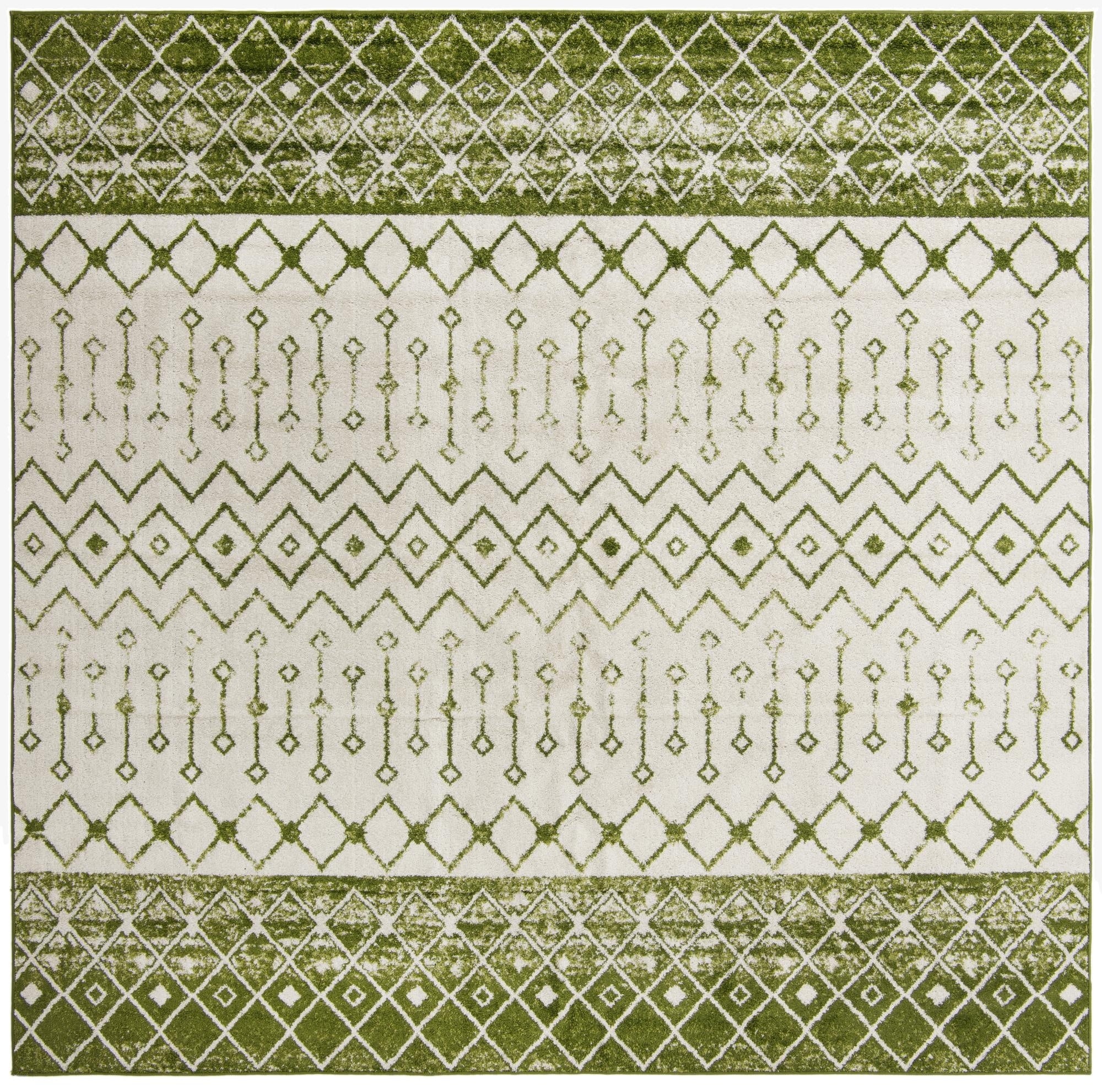  10' x 10' Moroccan Trellis Square Rug