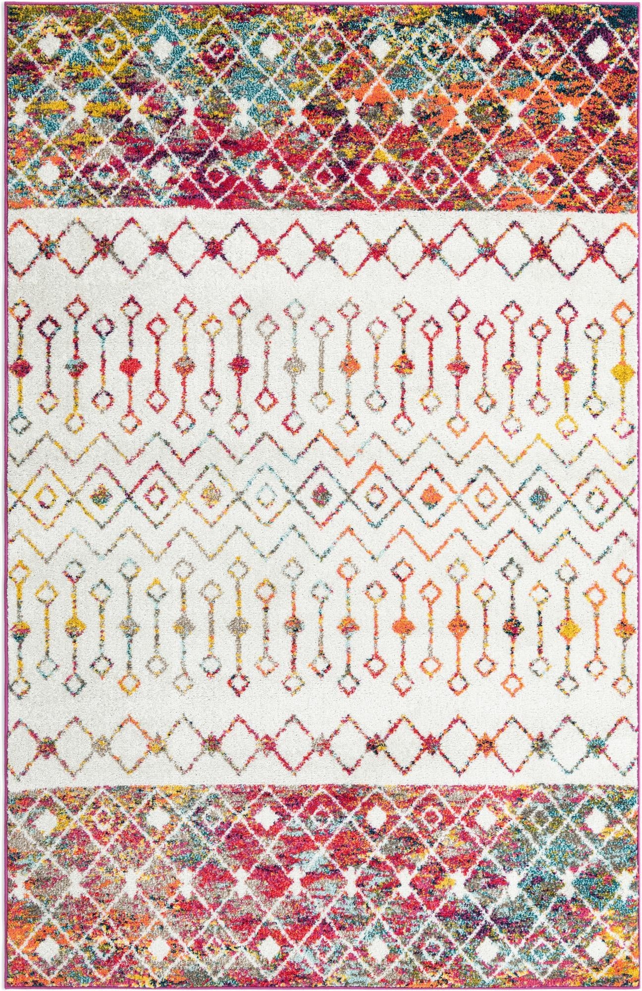  5' 3 x 8' Moroccan Trellis Rug