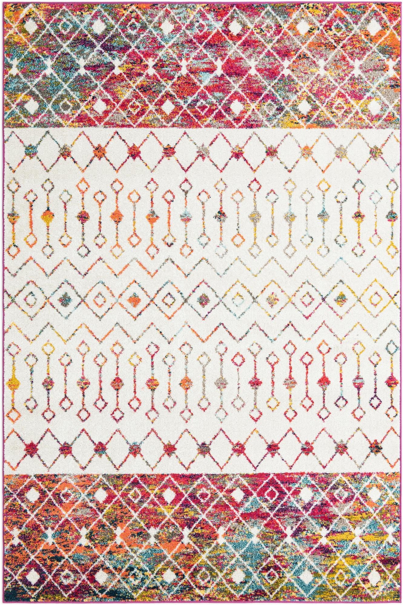  6' x 9' Moroccan Trellis Rug