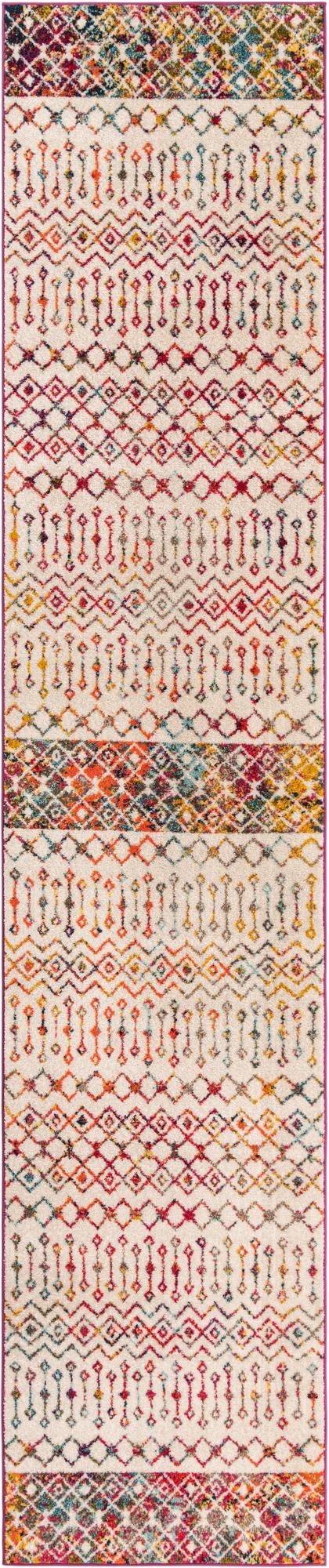  3' 3 x 16' 5 Moroccan Trellis Runner Rug