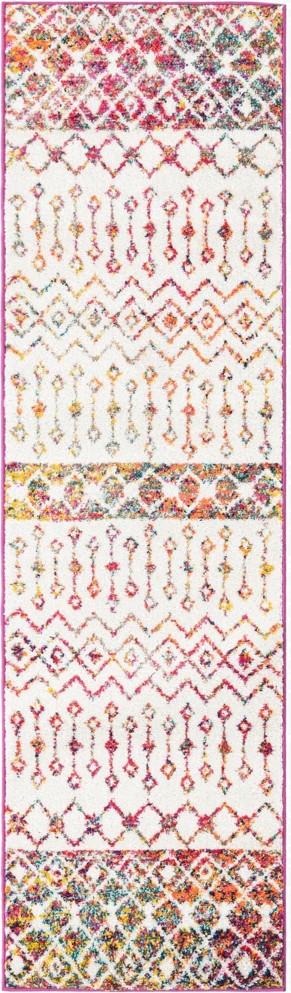  2' x 7' Moroccan Trellis Runner Rug