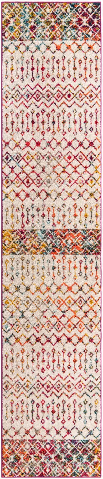  2' 7 x 12' Moroccan Trellis Runner Rug