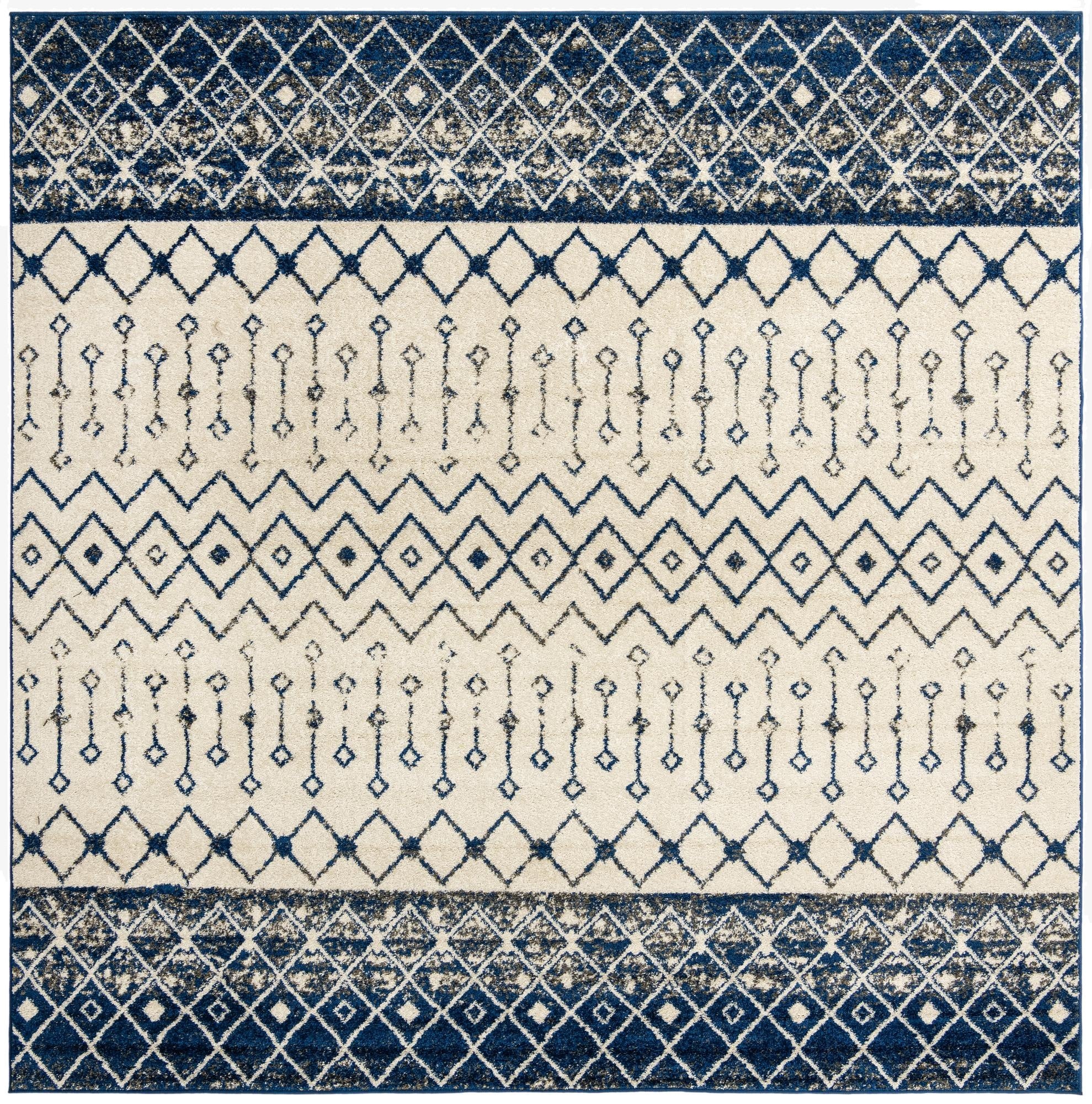  10' x 10' Moroccan Trellis Square Rug