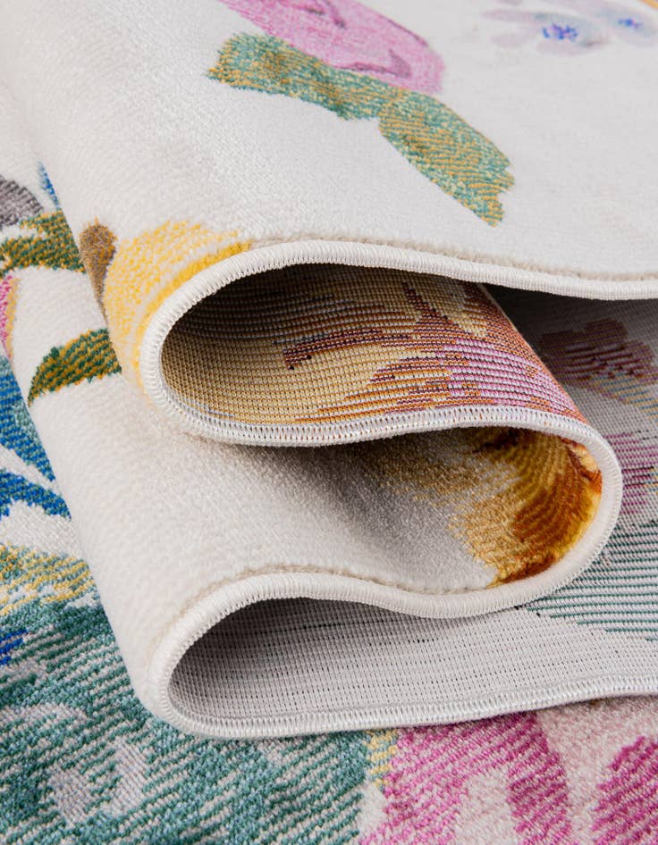 Detail image of  6' x 6' Blossom Octagon Rug