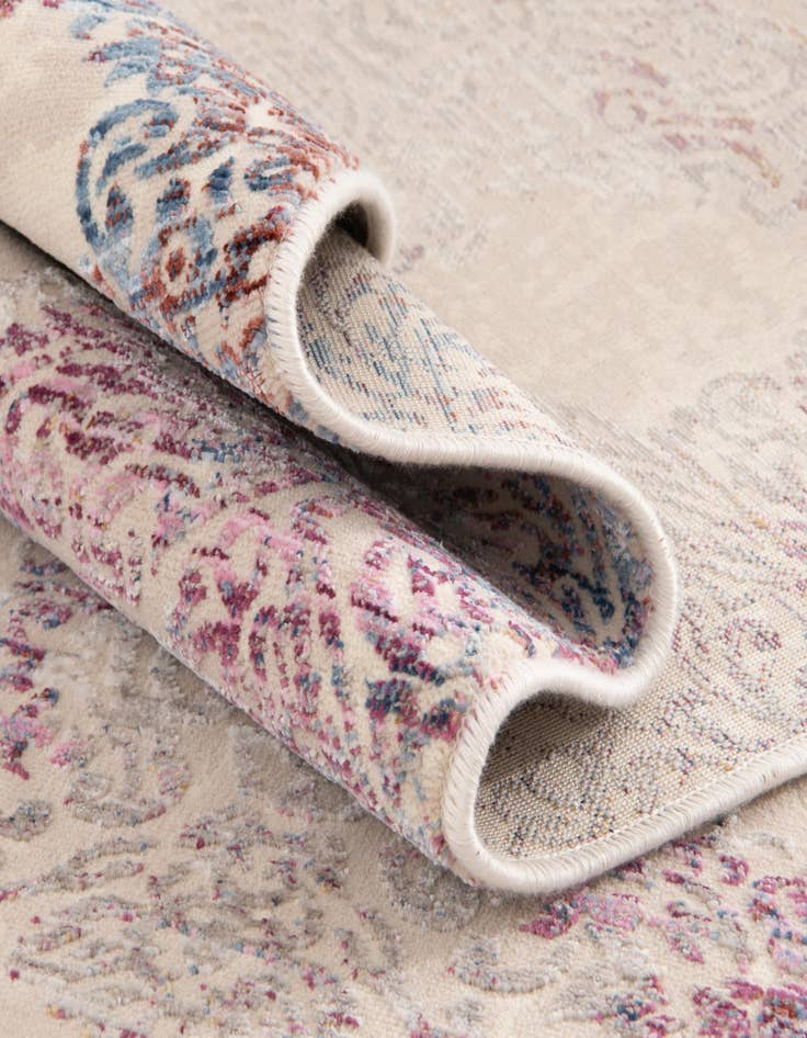 Detail image of  5' 3 x 5' 3 Deepa Octagon Rug