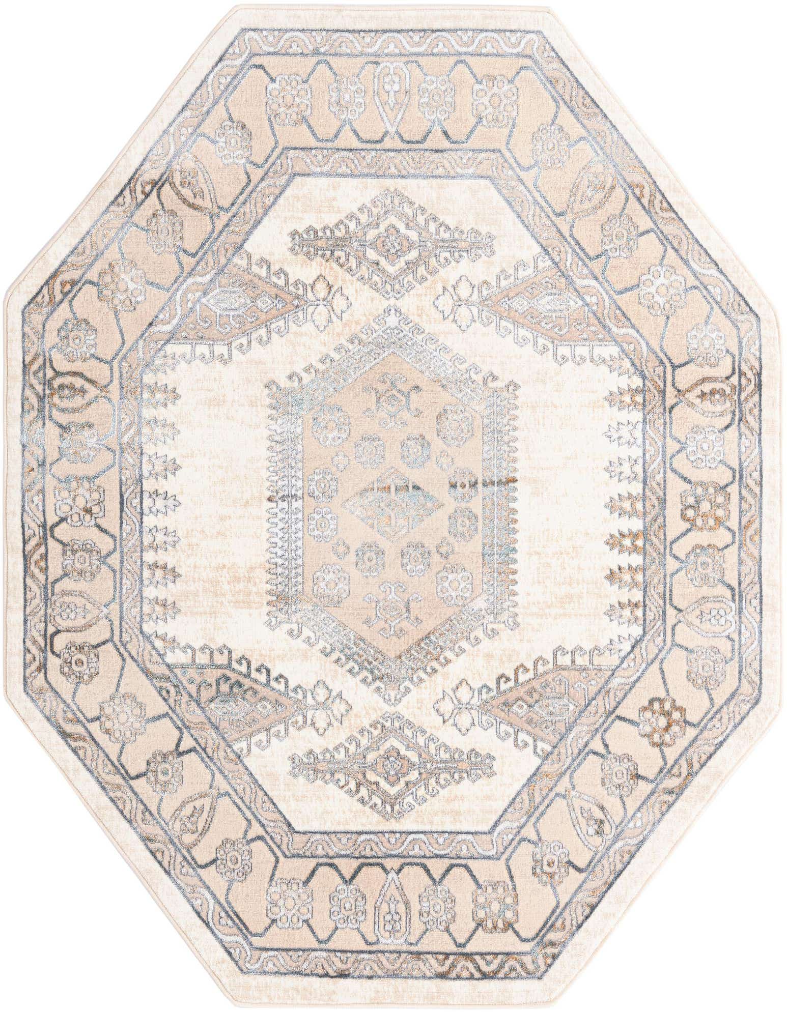 Primary image  5' 3 x 5' 3 Highbury Octagon Rug