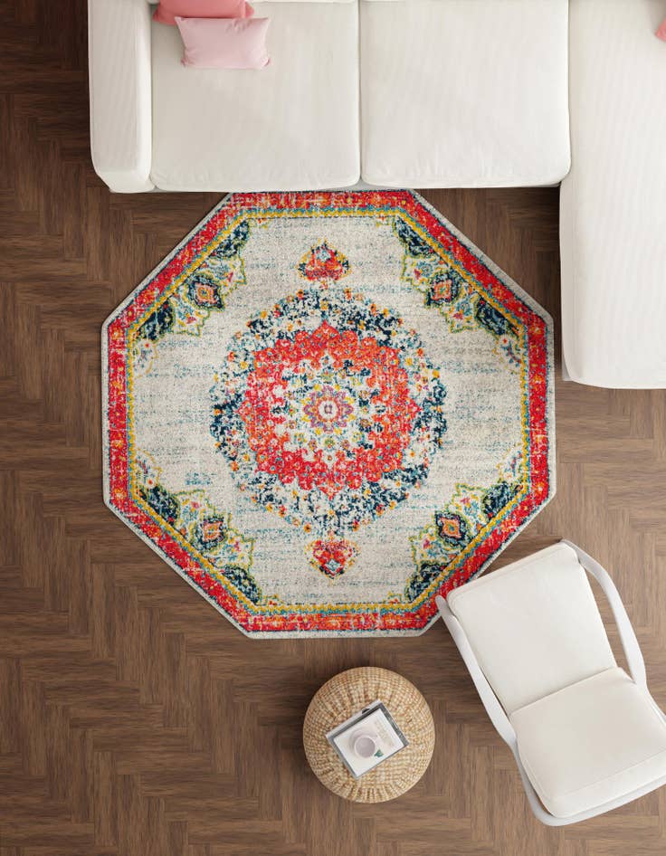 Detail image of  7' 10 x 7' 10 Madeline Octagon Rug