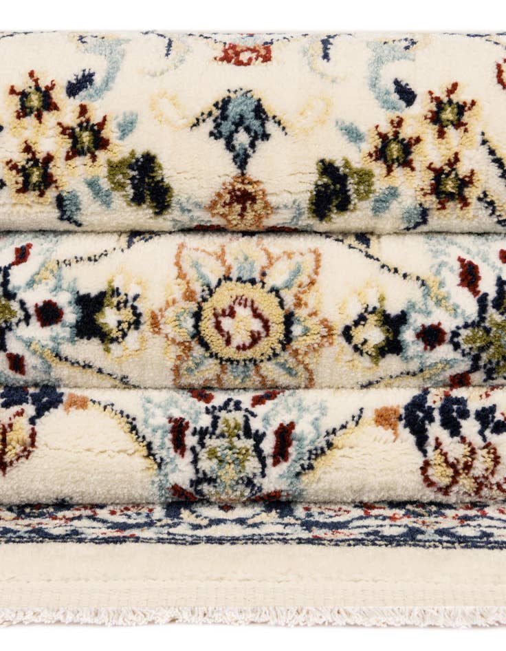 Detail image of  3' x 3' Nain Design Octagon Rug