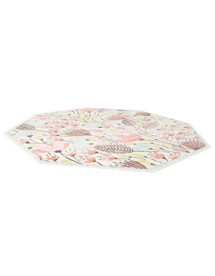 Detail image of  7' 10 x 7' 10 Whimsy Kids Octagon Rug