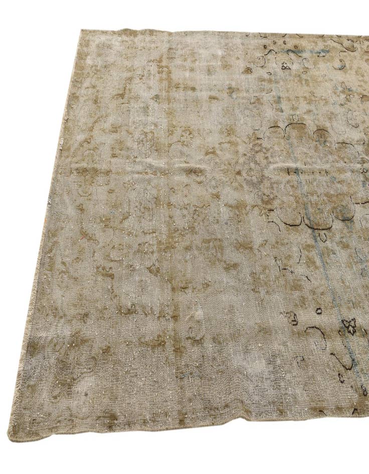 Detail image of  6' 1 x 10' 3  Hand Knotted Ultra Vintage Persian Wool Rug