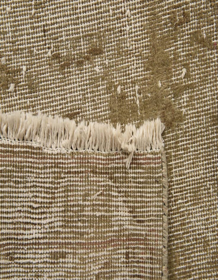 Detail image of  6' 1 x 10' 3  Hand Knotted Ultra Vintage Persian Wool Rug