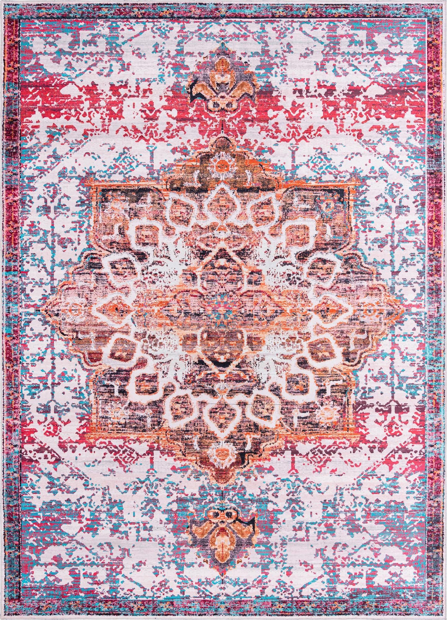  10' 6 x 14'  Washable Francesca Rug