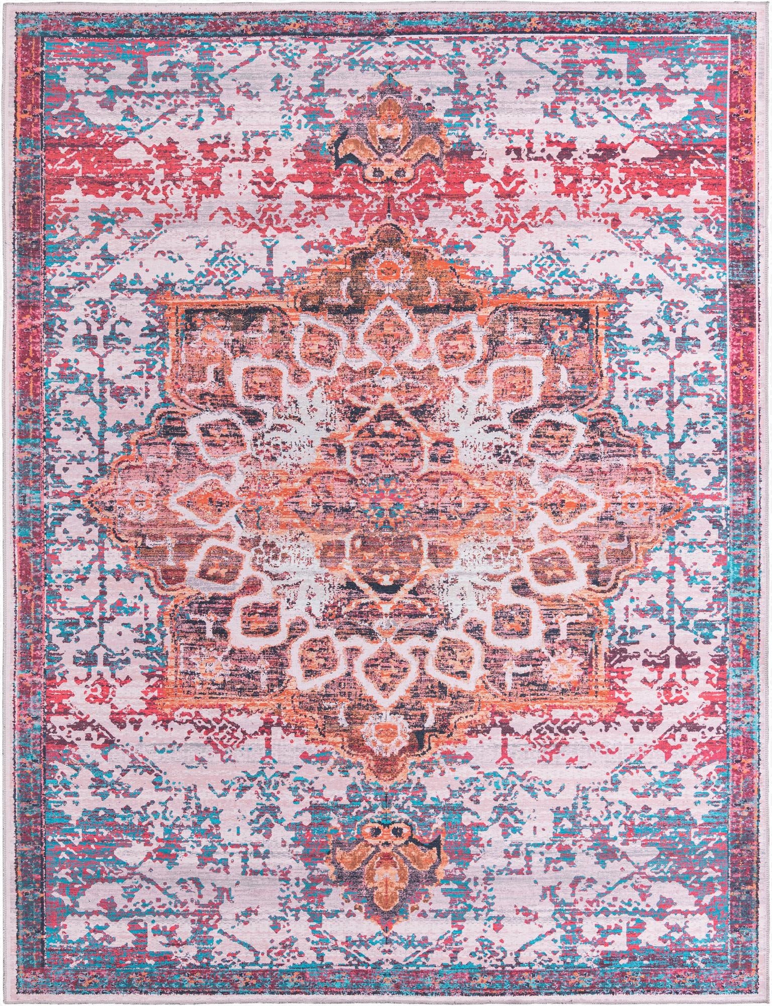  9' 2 x 12'  Washable Francesca Rug