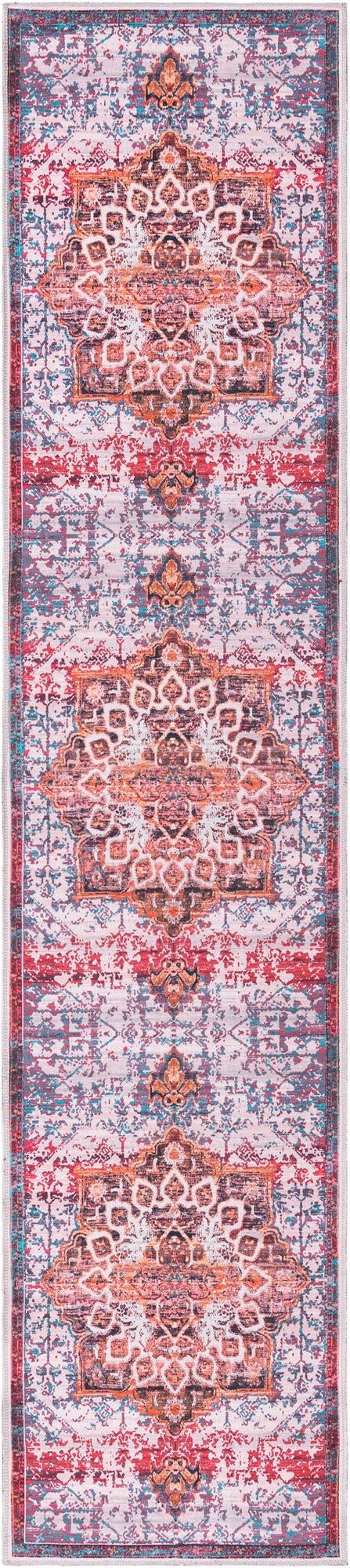  2' 7 x 12'  Washable Francesca Runner Rug