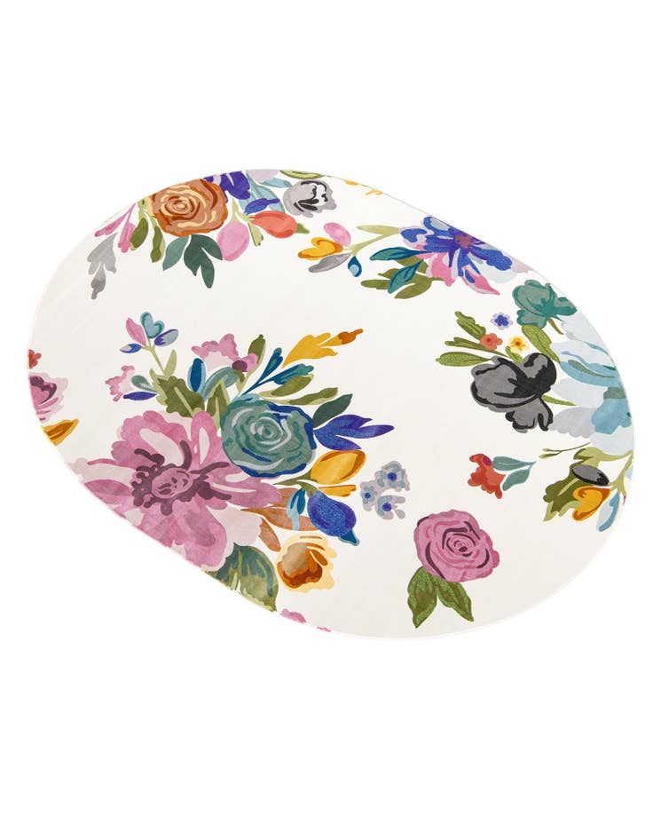 Detail image of  7' 10 x 10' Blossom Oval Rug