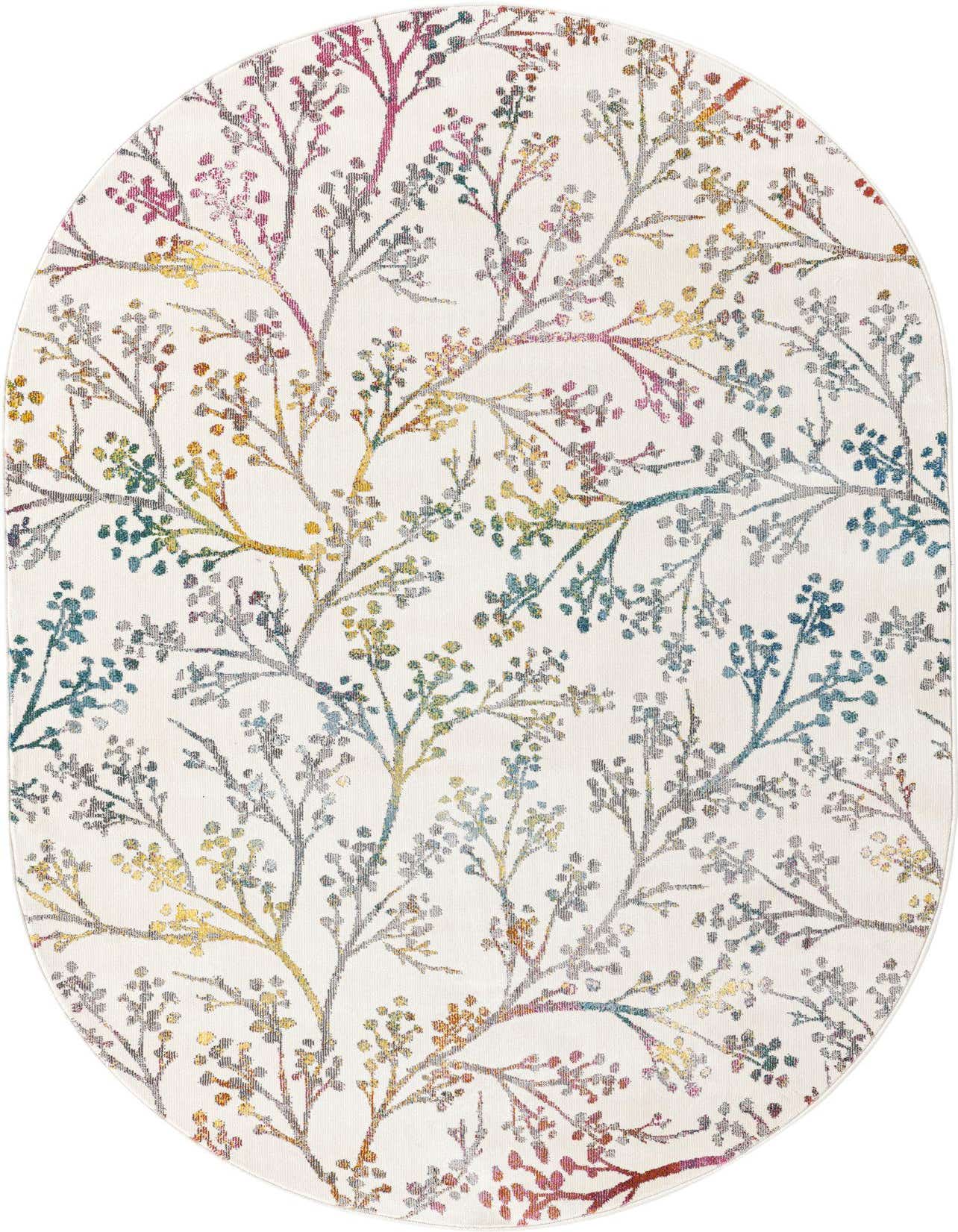 Primary image  5' 3 x 7' 10 Blossom Oval Rug
