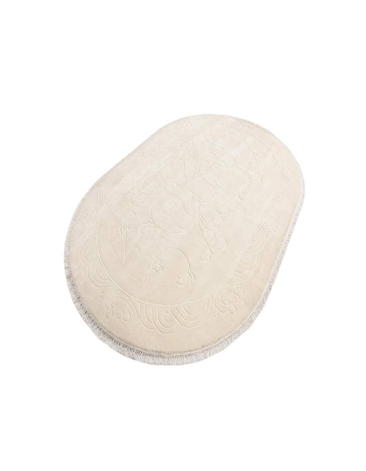 Detail image of  6' 6 x 9' 8  Hand Knotted Darya Wool Oval Rug