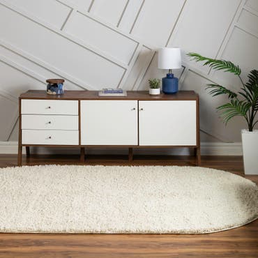  8' x 10' Everyday Shag Oval Rug
