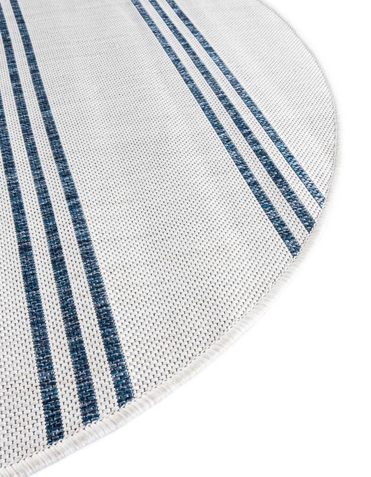 Detail image of  5' 3 x 8'  Washable Jill Zarin Anguilla Indoor / Outdoor Oval Rug