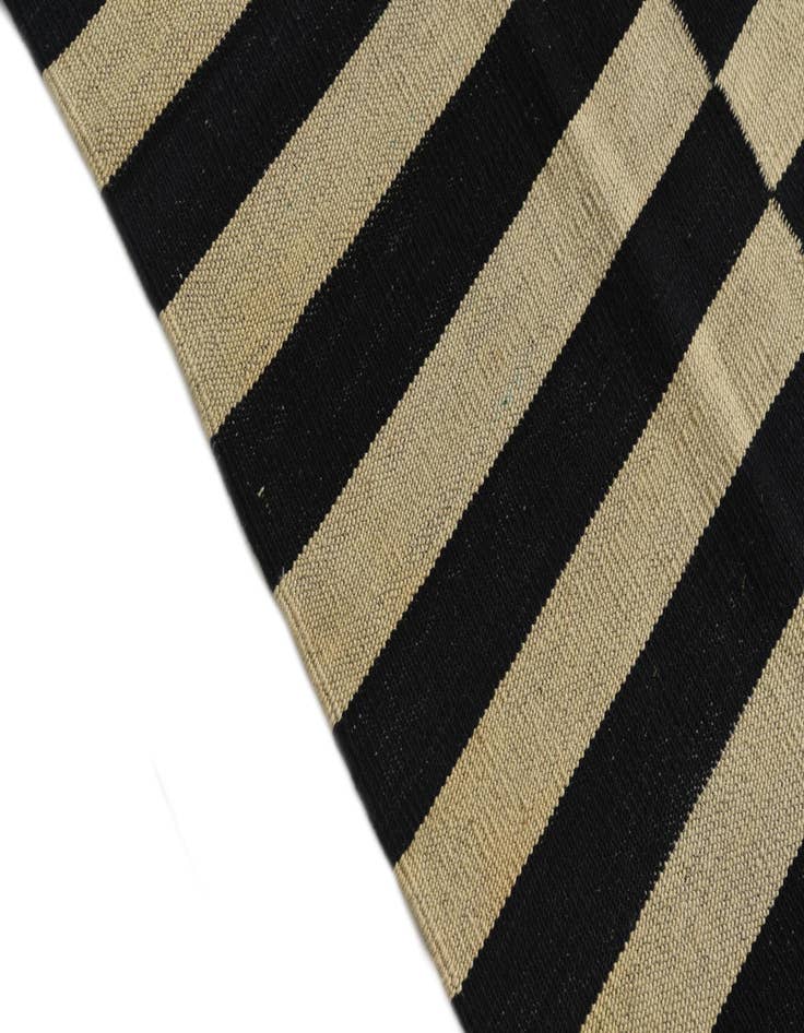 Detail image of  4' x 5' 10  Hand Woven Kilim Modern Wool Oval Rug