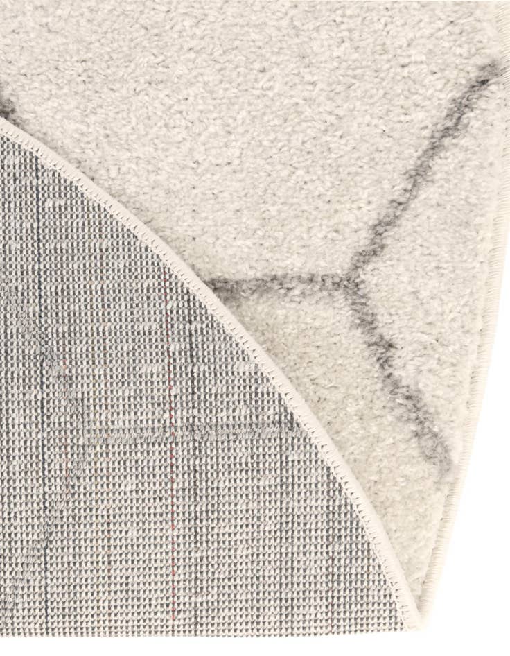 Detail image of  7' 10 x 10' Lattice Frieze Oval Rug