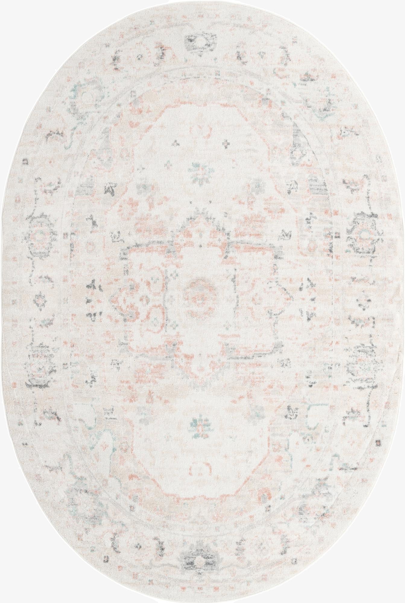  6' x 9' Madeline Vintage Oval Rug