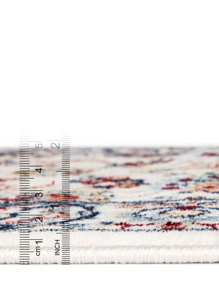 Ivory 4' x 6' Nain Design Oval Rug | Rugs.com