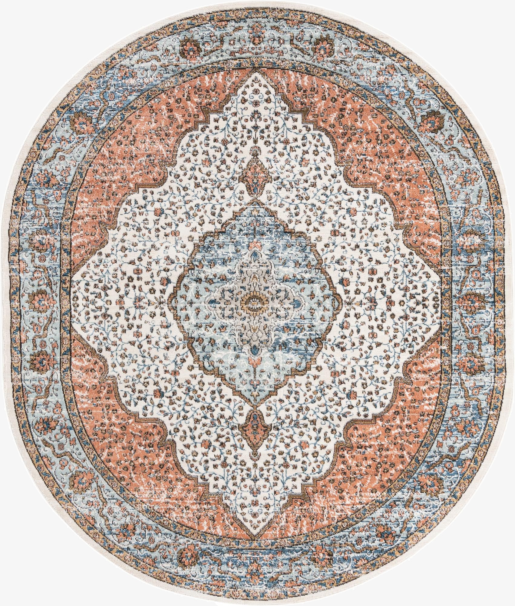  7' 10 x 10' Nyla Oval Rug