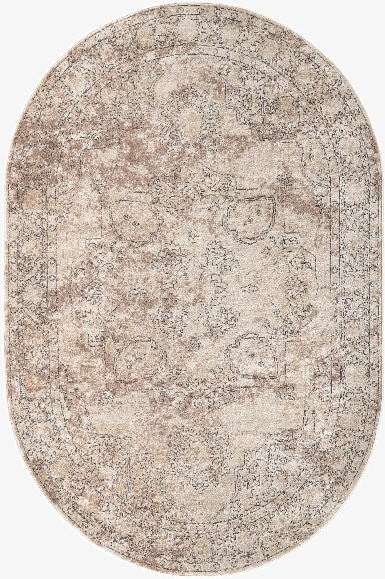  6' 1 x 9' Oregon Oval Rug