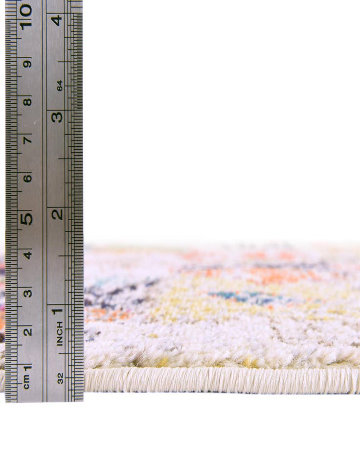 Detail image of  7' 10 x 10'  Washable Vivid Oval Rug