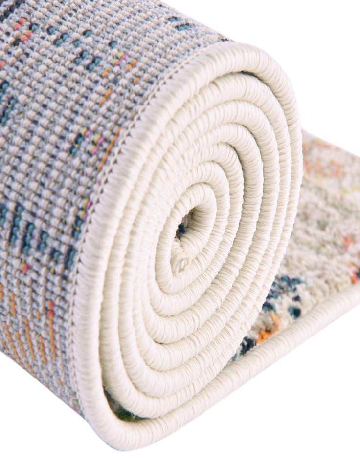 Detail image of  7' 10 x 10'  Washable Vivid Oval Rug