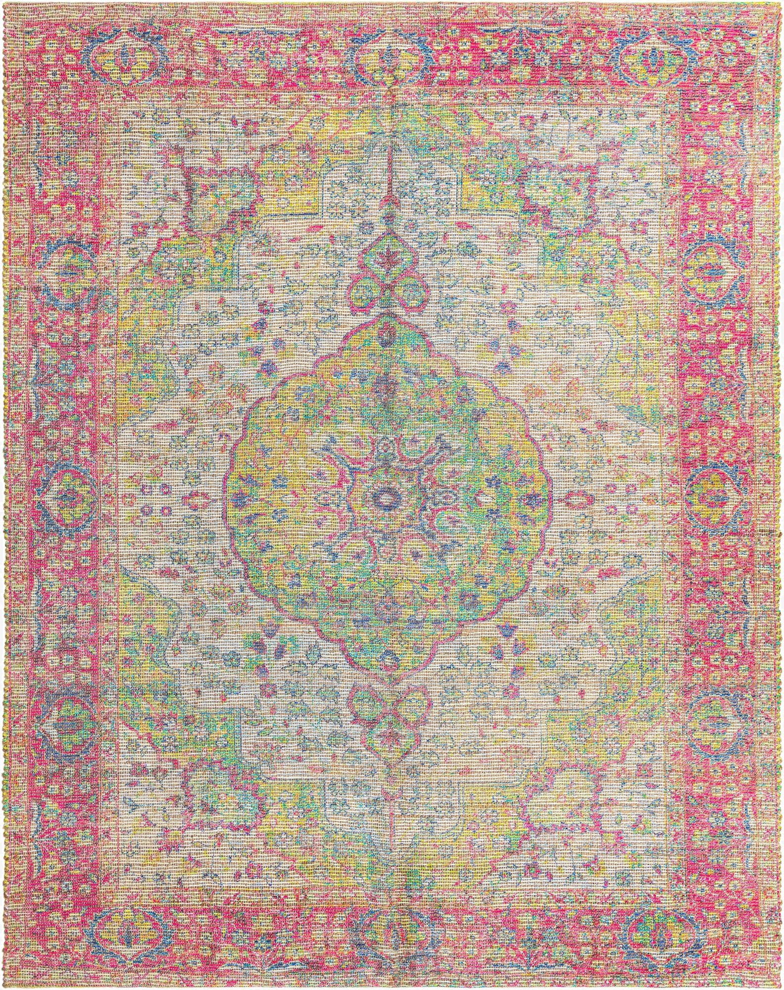  7' 10 x 10'  Hand Woven Chenille Jute Rug