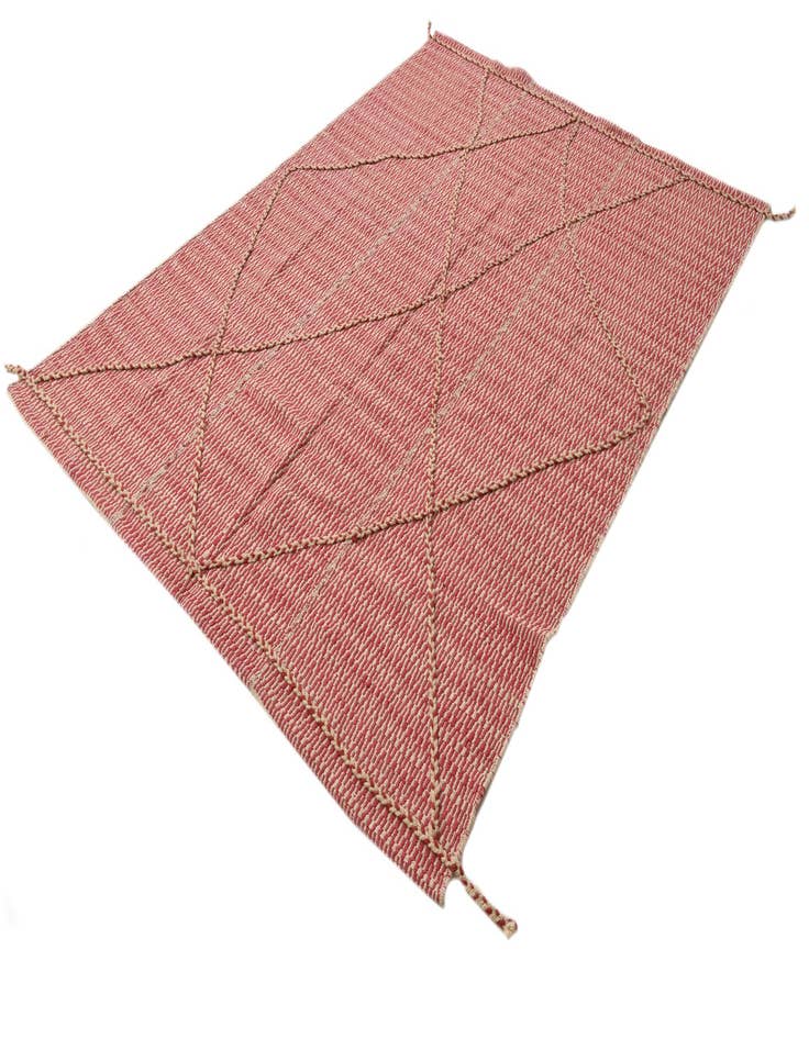 Detail image of  6' x 8' 5  Hand Knotted Moroccan Wool Rug