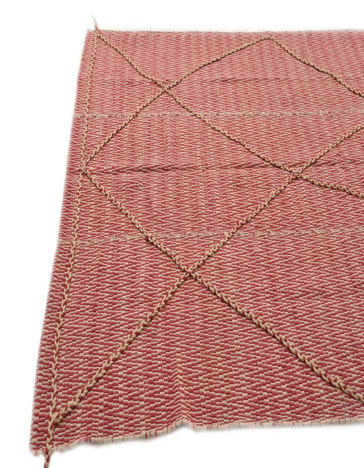 Detail image of  6' x 8' 5  Hand Knotted Moroccan Wool Rug