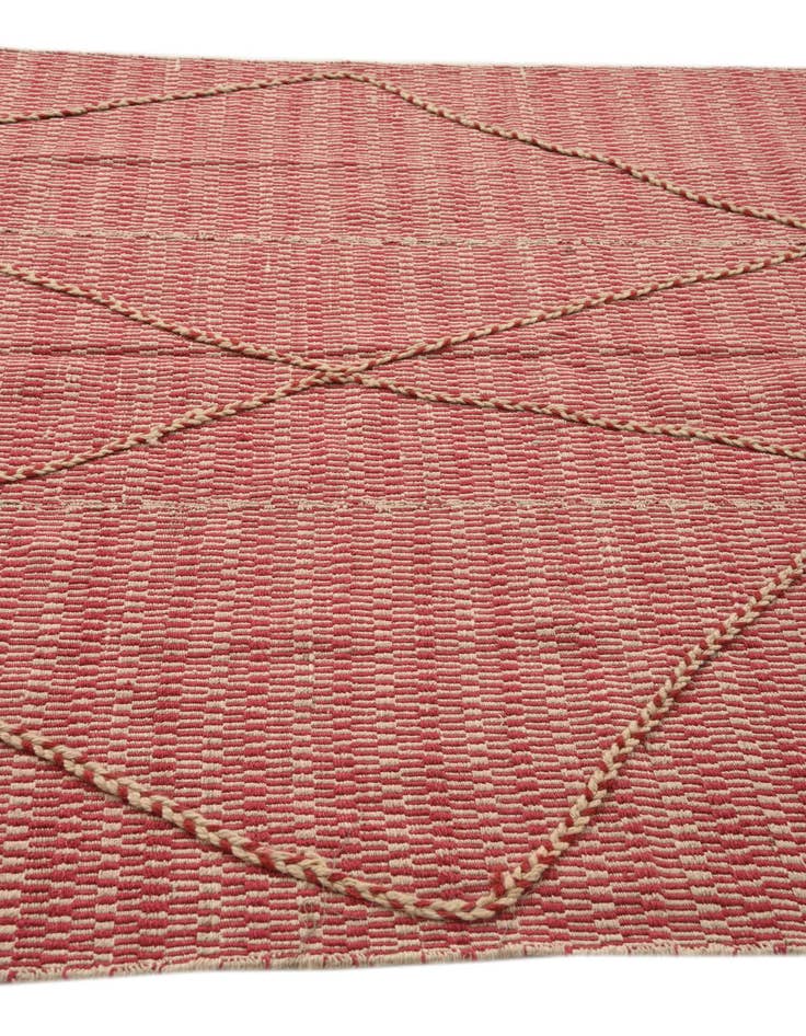 Detail image of  6' x 8' 5  Hand Knotted Moroccan Wool Rug