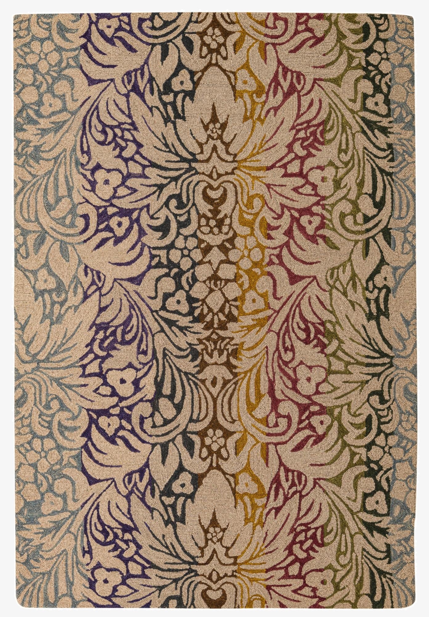  5' 1 x 7' 5 Agra Wool Rug