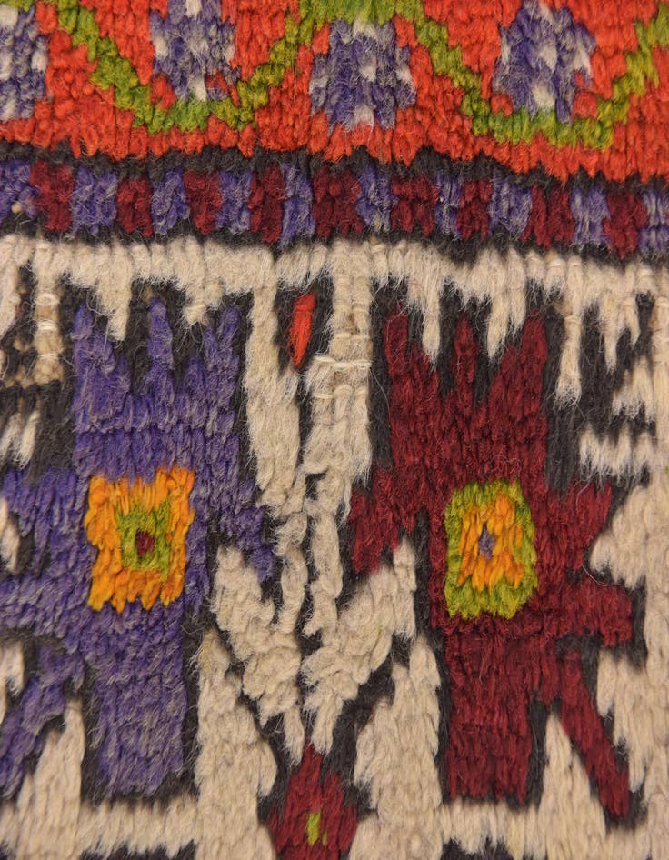 Detail image of  3' 2 x 5' 2  Hand Knotted Anatolian Oriental Wool Rug