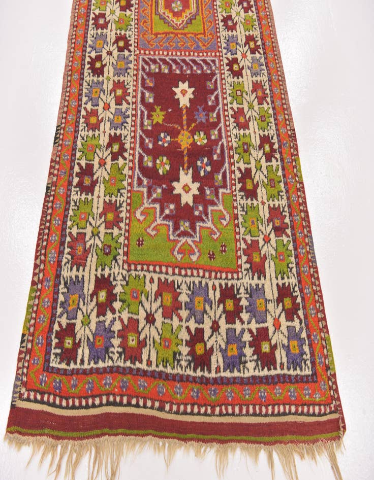 Detail image of  3' 2 x 5' 2  Hand Knotted Anatolian Oriental Wool Rug