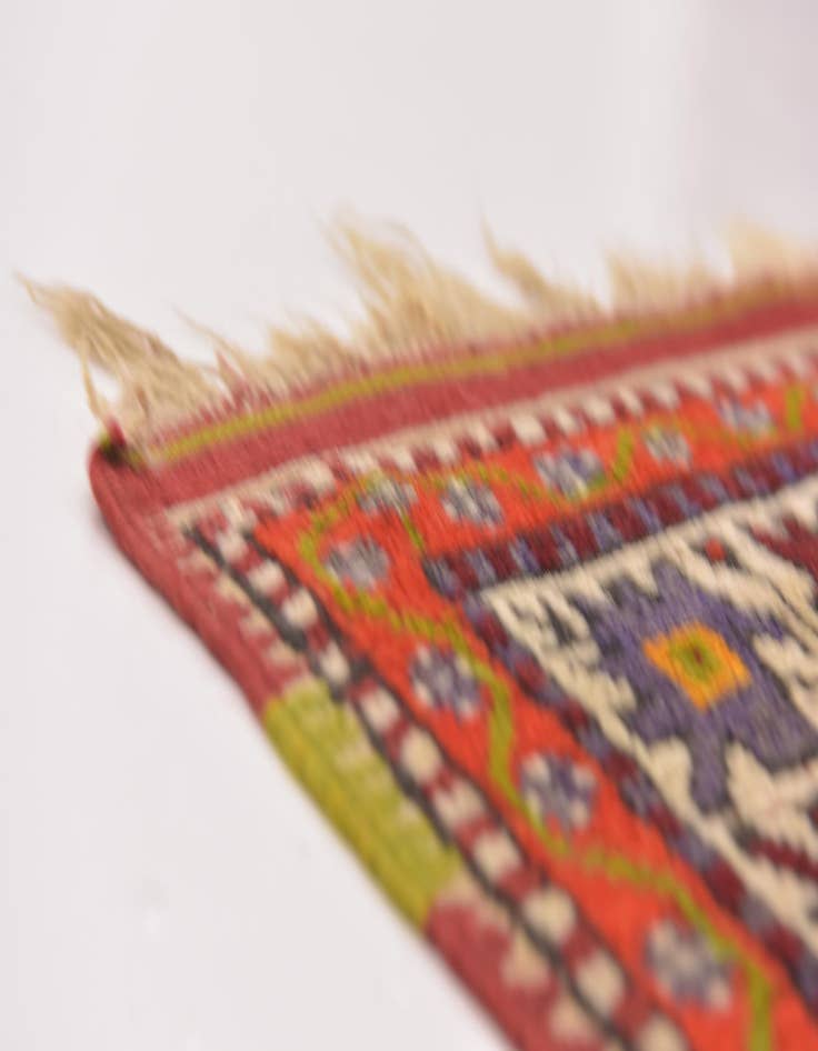 Detail image of  3' 2 x 5' 2  Hand Knotted Anatolian Oriental Wool Rug