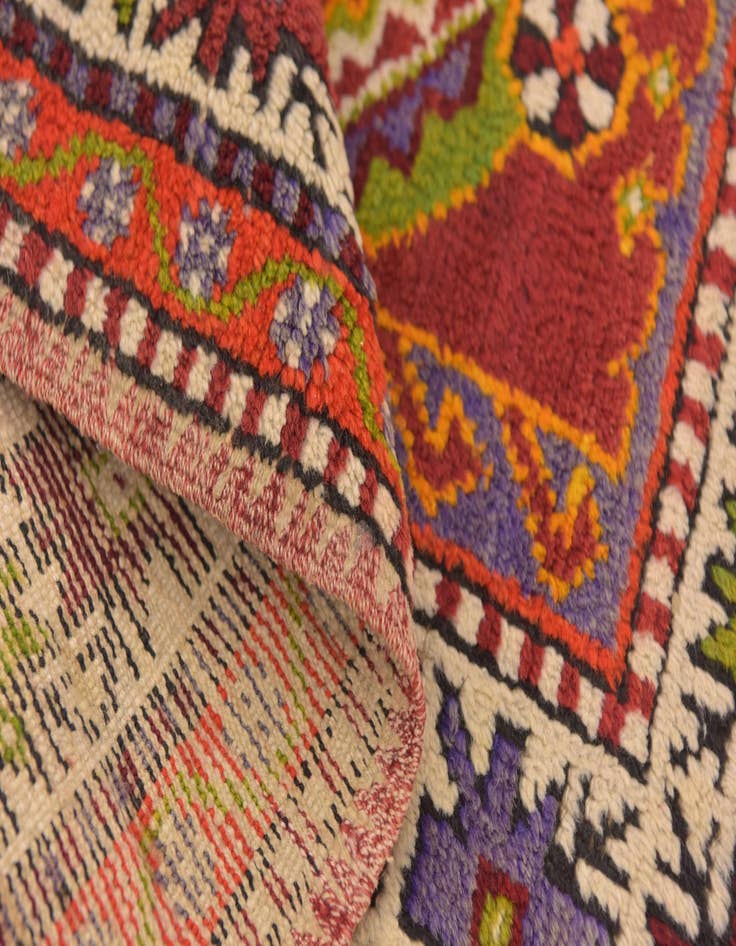 Detail image of  3' 2 x 5' 2  Hand Knotted Anatolian Oriental Wool Rug
