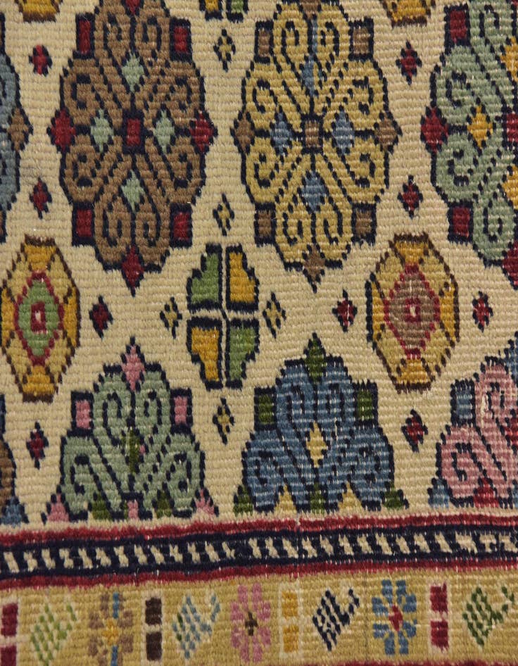 Detail image of  4' 3 x 6' 5  Hand Knotted Anatolian Wool Rug