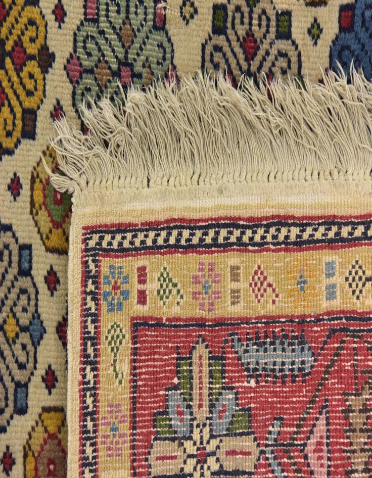 Detail image of  4' 3 x 6' 5  Hand Knotted Anatolian Wool Rug