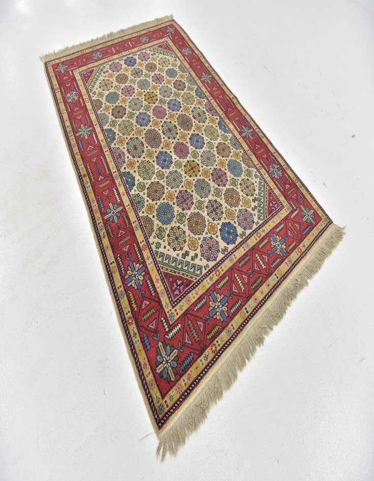 Detail image of  4' 3 x 6' 5  Hand Knotted Anatolian Wool Rug