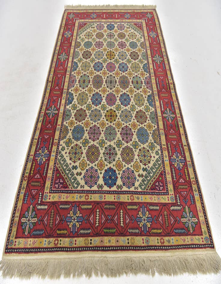 Detail image of  4' 3 x 6' 5  Hand Knotted Anatolian Wool Rug