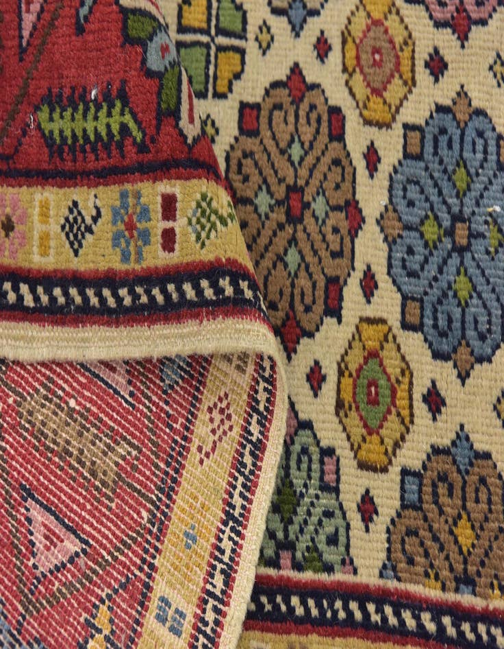 Detail image of  4' 3 x 6' 5  Hand Knotted Anatolian Wool Rug