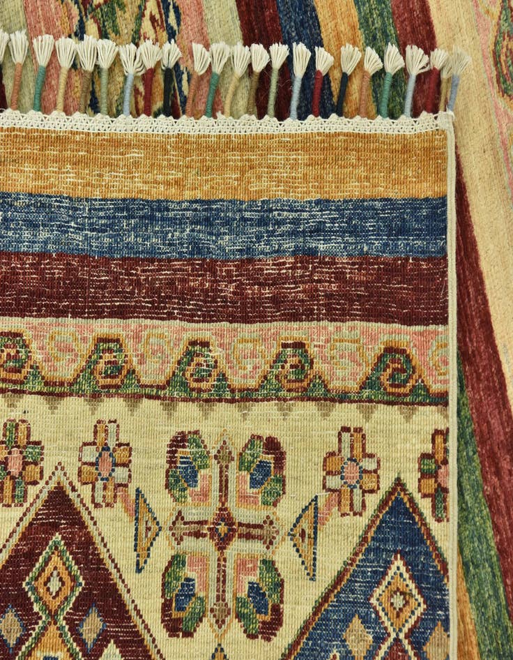 Detail image of  4' 1 x 5' 8  Hand Knotted Ariana Ziegler Rug