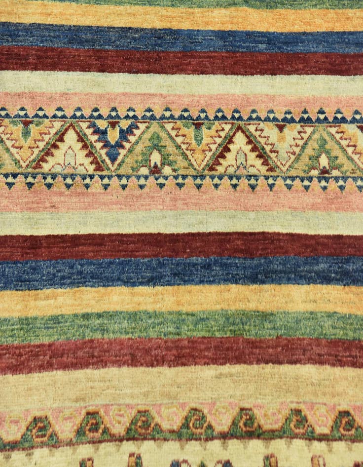 Detail image of  4' 1 x 5' 8  Hand Knotted Ariana Ziegler Rug